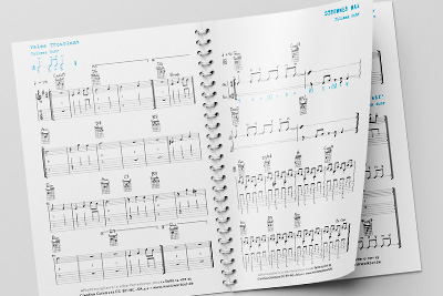 Materialsammlung von musicworkout.de für den Rhythmus Gitarre Workshop